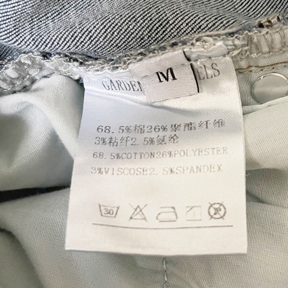 Garden of Angels Straight Leg High Rise Cropped Jeans - Picture 7 of 7